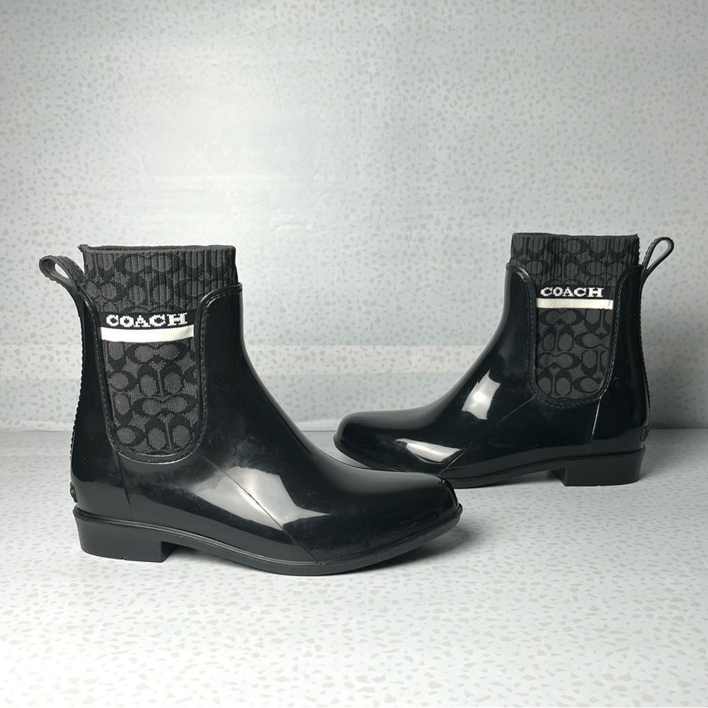 Coach Rivington Rain Bootie Women’s Size 6